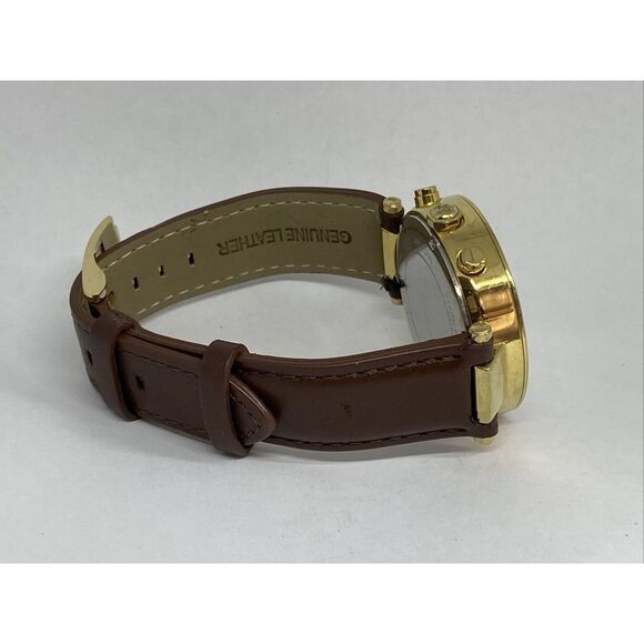 Michael Kors MK6119 Women's Brown Leather Analog White Dial Quartz Watch XX463 - Picture 12 of 12